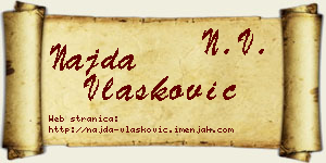 Najda Vlašković vizit kartica